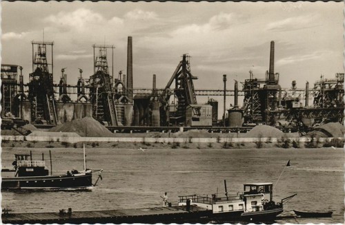 Rheinhausen blick a - ak,