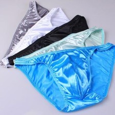 Herren Satin Seide Slip