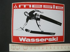 mesle Wasserski Ausrüster Sticker Aufkleber Werbung Reklame