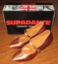 Standard Tanzschuhe NEU OVP Supadance 1012 dark satin 2,5" contour // Gr. UK 4