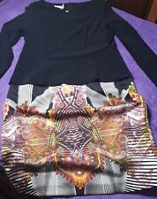 Hochwertiges Marken"Apange"feminimes Etui KLEID Schwarz Gefüttert GR:42⚠️s.MAß!