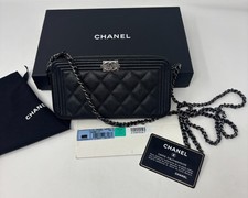 MINT! Chanel Caviar Boy WOC