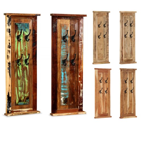 Wandgarderobe massivholz - 2x,