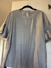 Cappellini Bluse mit Volant