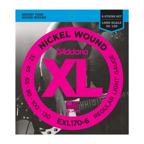 Addario 6er bass xl - d'addario,