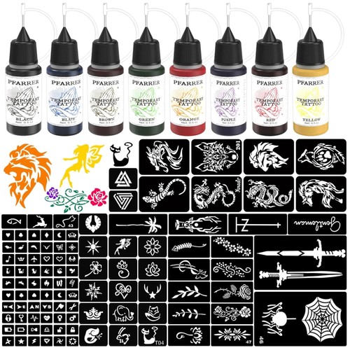 Temporäre tattoo tinte set - temporäre,