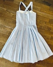 Joseph Janard, Kleid, Größe: 36, Weiß/Blau