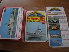 altes Quartett "Kriegsschiffe"