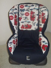 Britax Römer Duo  Plus Bezug  Ersatzbezug in   dunkelblau  mit Feuerwehr  *neu*