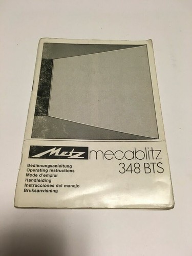 Metz mecablitz 348 bts 348bts - metz,