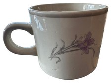 KUN-LUN Tasse Keramik Blumenmuster Beige Charmant Alltag 8 cm