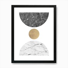 Geometrische Collage aus