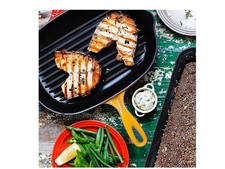 Le Creuset Grillpfanne Signature oval 32cm schwarz TOP NP 209 EUR