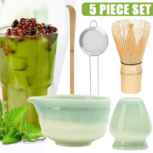 Matcha tee set mit - tee, bio