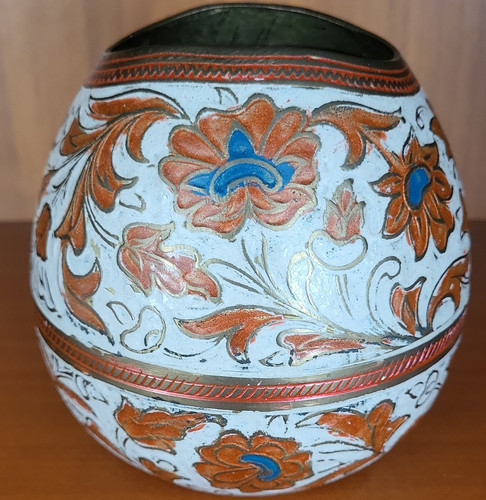 Vintage messing vase - vintage,