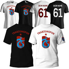 Trabzonspor Fan T-Shirt mit Wunschname & Nummer – Personalisierbares Shirt Bordo