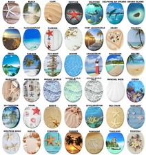 TOILETTENDECKEL WC SITZ KLODECKEL DECKEL KLOBRILLE TOILETTENSITZ KARIBIK MOTIVE