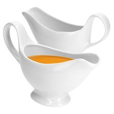 2x Sauciere 220 ml Porzellan