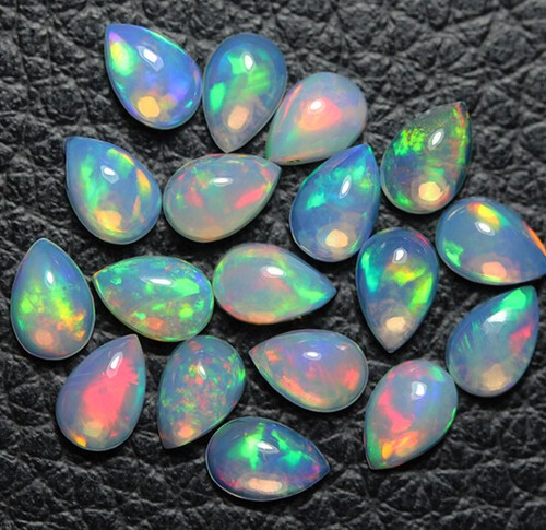 Opal tropfen cabochon - x,