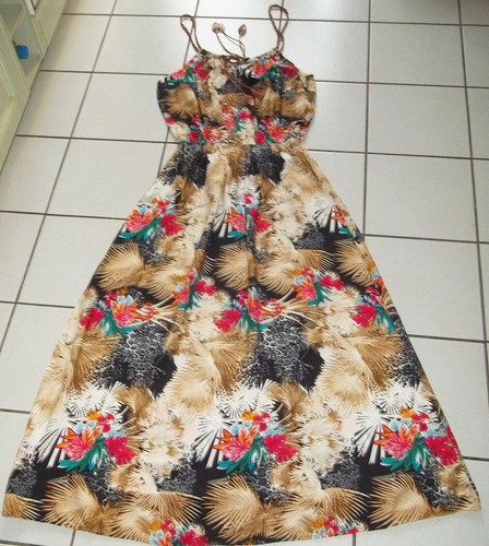 Maxi kleid strandkleid - strandkleid, l