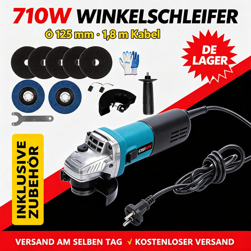 710w winkelschleifer 125 mm - winkelschleifer, Ø