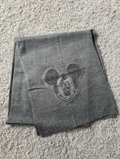 kuscheliger Schal mit Mickey Mouse, grau - NEU