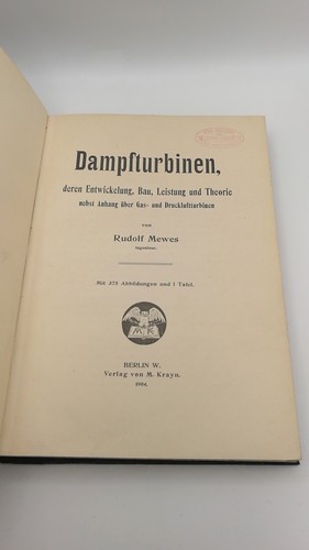 Dampfturbinen deren - –,