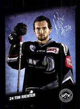 Tim Richter SC Riessersee 2015-16 Autogrammkartel Eishockey + A 165308