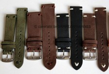 Lederband 18mm 20mm 22mm 24mm