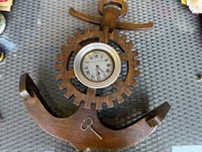 J. Auricoste Schiffschronometer Marine Nationale No. 594 inklusive gr. Holzanker