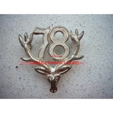 SW209) Reserve-Infanterie Regiment Nr. 78 - Mützenabzeichen - Kappenabzeichen