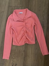 ZARA Woman Bluse Top Pink Gr