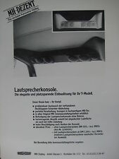 MH-DEZENT Lautsprecherkonsole für Heckeinbau Mercedes 200 bis 320 TE W124 T 