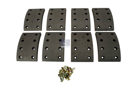 Trommelbremsbelagsatz achssatz - trommelbremsbelagsatz,