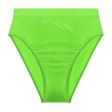 Damen Öl Slips High Waist