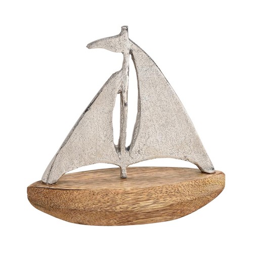 Segelboot deko aufsteller aus - deko,