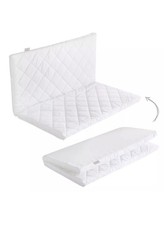 Roba Laufgittermatratze 100x100cm Laufstall-Matratze weiß gesteppt TOP