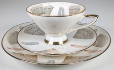 Winterling Röslau Bavaria, 3 teile Sammeltasse Untertasse Kuchenteller Nr. 102.