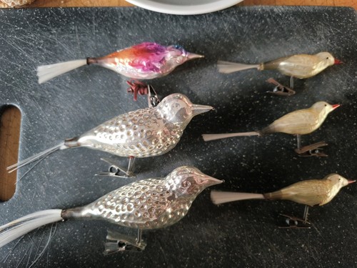 Christbaumschmuck vögel set - vögel,