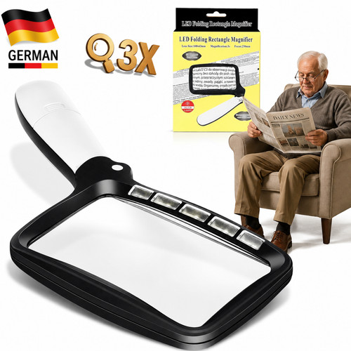 Große lupe led leselupe - lupe, mit