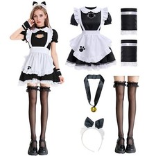 Maid Outfit Schwarz-Weißes