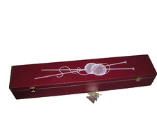 Holzkasten für Stricknadeln