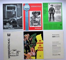 Konvolut Kinoplakat alte Reklame Aushangfotos Folder etc