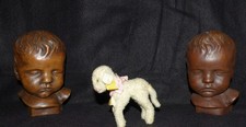 Steiff Lamm Lamby mit allen ID´s und Glöckchen 6510,04 1959-67 10 cm