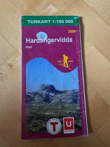 Wanderkarte hardangervidda - wanderkarte,