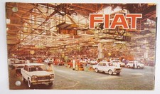 Altes Prospekt Fiat 500D 600D 1100 1300 1500  Oldtimer