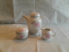 KAHLA PORZELLAN KAFFEE-KANNEN SET KAFFEEKANNE ZUCKERDOSE MILCHKÄNNCHEN 