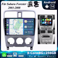 Android 14 Autoradio CarPlay GPS Navi Für Subaru Forester 2003-2008 DSP 8G+256GB