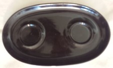 Walküre Porzellan Unterteller Alta dunkel braun für Sahnekännchen und Zuckerdose