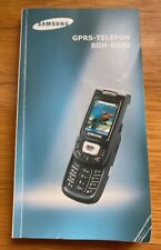 Handy Bedienungsanleitung Samsung GPRS Telefon SGH-D500
